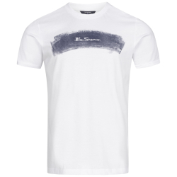 Ben Sherman P�nske Tri?ko Zmena Loga Biele