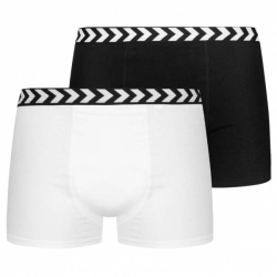 Hummel P�nske Boxerky 2 Pack ?ierne Biele
