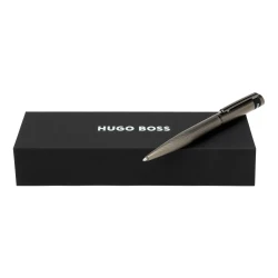 Gu?�?kov� pero Hugo Boss Loop Diamond Gun HSW3674D - ?ierna matn�