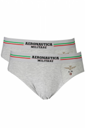AERONAUTICA MILITARE P�nske Slipy 2 Pack �ed�
