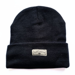 Lee Cooper Zimn� �pletov� ?iapka s vn�torn�m Fleecom Unisex modr�