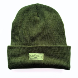 Lee Cooper Zimn� �pletov� ?iapka s vn�torn�m Fleecom Unisex army