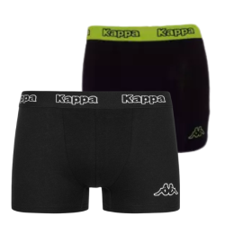 P�nske Boxerky Kappa 2 Pack ?ierne/Limo
