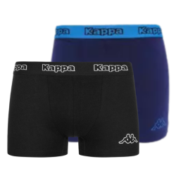 P�nske Boxerky Kappa 2 Pack ?ierne/Modr�