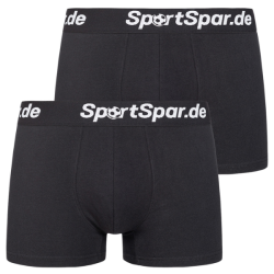 Pohodln� P�nske Boxerky SPORTSPAR balenie 2 ks 95% Bavlna ?ierne