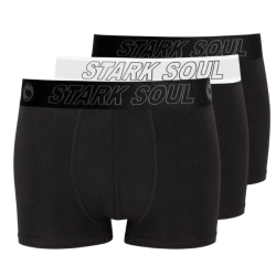 Pr�miov� P�nske Boxerky Stark Soul� Retro �t�l set 3 kusy ?ierna