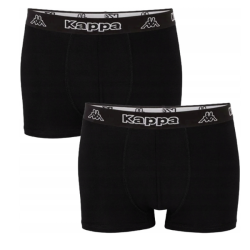 Kappa P�nske Boxerky 2 Pack ?ierne