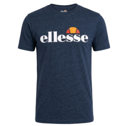 P�nske Tri?ko s kr�tkym ruk�vom ELLESSE Bavlna ve?k� Logo - modr�