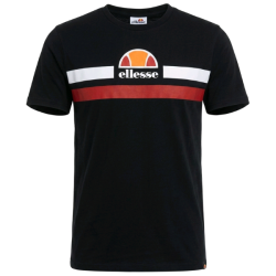 P�nske Tri?ko s kr�tkym ruk�vom ELLESSE Bavlna Logo - ?ierna