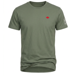 Pr�miov� P�nske Bavlnen� Tri?ko LEE COOPER Originals Classic, Logo, zelen�