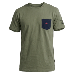 Pr�miov� P�nske Bavlnen� Tri?ko LEE COOPER Originals Classic, vrecko, zelen�
