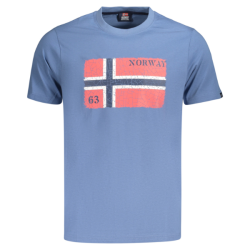 P�nske Tri?ko s kr�tkym ruk�vom NORWAY 1963 Logo - Svetlo modr�