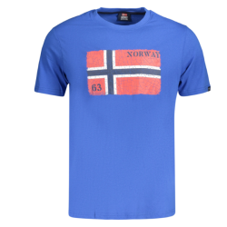 P�nske Tri?ko s kr�tkym ruk�vom NORWAY 1963 Logo - modr�