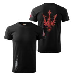 P�nske Bavlnen� Tri?ko s kr�tkym ruk�vom MASERATI Mission From Mars - ?ierna