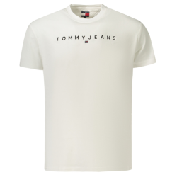 P�nske Tri?ko s kr�tkym ruk�vom TOMMY HILFIGER Bavlna mini Logo Slim Fit - biela