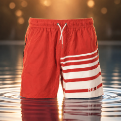 P�nske Plavky KARL LAGERFELD BEACHWEAR V - ?erven�