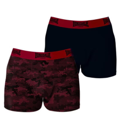 Pr�miov� P�nske Trenky Lonsdale 2ks ?erven� kamufl�