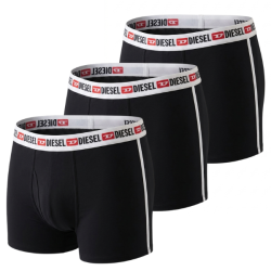Pr�miov� P�nske Bavlnen� Boxerky DIESEL 3 pack - ?ierna