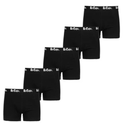 Lee Cooper Pr�miov� P�nske Boxerky Balenie 5ks ?ierne