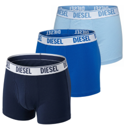 Pr�miov� P�nske Bavlnen� Boxerky DIESEL 3 pack - modr�