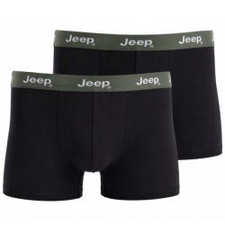 P�nske Boxerky Jeep� extra pohodln� 2pack - ?ierna zelen�
