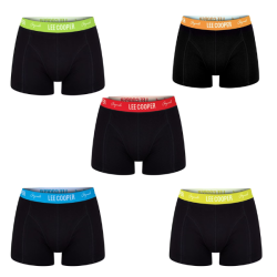 Pr�miov� P�nske Boxerky Balenie 5ks Lee Cooper ?ierne
