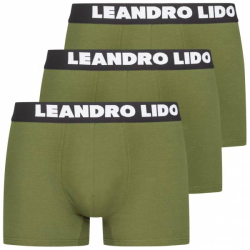 LEANDRO LIDO P�nske Boxerky 3Pack  Zelen�