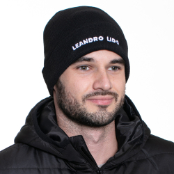 LEANDRO LIDO Callata �t�lov� Zimn� P�nska ?iapka ?ierna