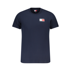P�nske Bavlnen� Tri?ko Tommy Hilfiger Kr�tky ruk�v - modr�